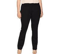 NYDJ Women's Plus Size Ponte Marilyn Straight Leg Pant - Black - 20