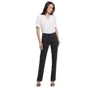 NYDJ Women's Slim Trouser Ponte Knit | Office Work Pants, Charcoal/Heathered, 12