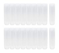 Nydotd 18 Pack Travel Size Plastic Squeeze Bottles for Liquids, TSA Approved Travel Bottles Makeup Toiletry Cosmetic Containers Leak-Proof Travel Containers with Flip Caps Refillable, Clear, 30 ml