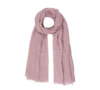 Nydotd Women Summer Cotton Linen Scarf Crinkle Long Beach Shawl Wrap hijab with Fringe, Dusty Pink, 71 x 35"