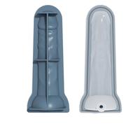 Nyeemya Silicone Anal Plug Ice Mold - Funny Ice Tray for Cocktails & Chocolate Baking - Bachelorette Party Gag Gift Blue A One Size