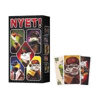 NYET board game, a strategy puzzle casual gathering multiplayer interactive card game, features high interactivity and is suitable for casual gatherings and 30-minute game nights for 3-5 players
