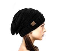 NYFASHION101 Women's Beanie Hat, Black, One Size