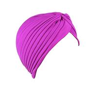NYFASHION101 Women's One Size Classic Turban Headband MK5016-Fuschia