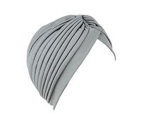 NYFASHION101 Women's One Size Classic Turban Headband MK5016-Grey