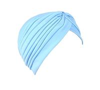 NYFASHION101 Women's One Size Classic Turban Headband MK5016-Light Blue
