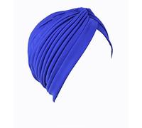 NYFASHION101 Women's One Size Classic Turban Headband MK5016-Royal Blue