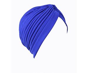 NYFASHION101 Women's One Size Classic Turban Headband MK5016-Royal Blue