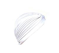 NYFASHION101 Women's One Size Classic Turban Headband MK5016-White