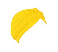 NYFASHION101 Women's One Size Classic Turban Headband MK5016-Yellow