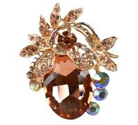 NYFASHION101 Women's Teardrop Stone Studs Fashion Stretch Ring