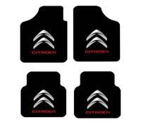NYFDUAH 4 Pcs Car Mats for Citroen e-C4X 2022-2025 Floor Carpet All Weather Mats Anti Slip Backing Full Coverage Floor Protectio Granulated Backing