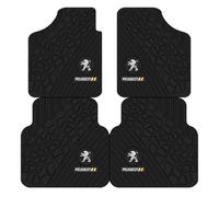 NYFDUAH 4 Pcs Car Mats for Peugeot 205 Floor Carpet All Weather Mats Anti Slip Backing Full Coverage Floor Protectio Granulated Backing