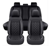 NYFDUAH 5 pcs Car seat covers, for Dodge Charger Sedan (2005-2023) Front and rear seat covers, with pocket design, elastic side surrounds, easy to install,B Black Grey