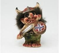 NYFORM Troll 006 Viking with Original Helm Norwegian Collection Lucky Charm