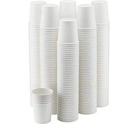 NYHI 300-Pack 12 oz. White Paper Disposable Cups - Hot / Cold Beverage Drinking Cup for Water, Juice, Coffee or Tea - Ideal for Water Coolers, Party, or Coffee On the Go’