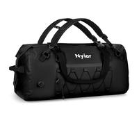 Nyiar Waterproof Duffel Bag Motorcycle Dry Bag Backpack, Heavy-Duty Roll-Top Waterproof Bag with Sealed Seams & Waterproof Zipper for Riding, Kayaking, Camping & Travel (Black)