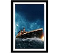NYIXIA Stamped Cross Stitch Kits for Adults Beginner,Titanic,DIY Designs Cross-Stitch Easy Supplies Needlework,Needlepoint Embroidery Gift for Home Decor 16x20 inch