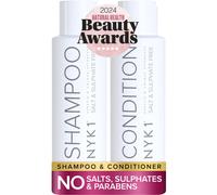 NYK1 Sulphate Free Hair Shampoo And Conditioner Set (500ml x2) Sulfate Free Shampoo And Conditioner Sets for Extensions, Colour and Keratin Treatment