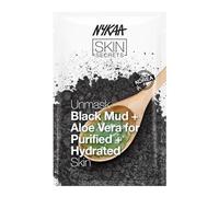 Nykaa Naturals Skin Secrets Sheet Mask - Black Mud and Aloe Vera For Women 1 Pc Mask