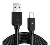 Nyko | Charge Link - 8 ft USB-C Charge Cable compatible with DualSense Controller Plus Other USB-C Compatble Devices - Equipped with LED Charging Indicator