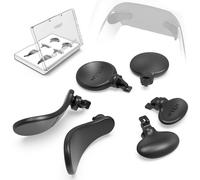 Nyko - Edge Paddle (Black) - Metal Back Button Replacement for PS5 Dual Sense Edge Controller - 3 Sets of Interchangeable Replacement Paddles - Compact Plastic Storage Case Included