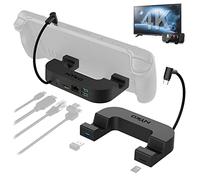 Nyko - Power Dock for Steam Deck | 6-in-1 Steam Deck Dock | Speed Charging USB-C Power Dock | 2 USB 3.1 Ports | USB 3.0 Port | Gigabit Ethernet Port | HDMI Out (up to 4K @60hz) | Micro-SD Card Slot