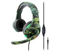 Nyko Universal Deluxe Camo Headset - Forest Camo - Universal Wired Headset - Works with Xbox One, Xbox Series X, PS4, PS5, Switch, PC, and Mac - Not Machine Specific