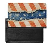 NYKVTG Passport and Vaccine Card Holder American Flag Passport Cover Documents Organizer Protector