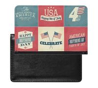 NYKVTG Passport and Vaccine Card Holder American Flag Passport Cover Documents Organizer Protector
