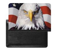 NYKVTG Passport and Vaccine Card Holder American Flag Passport Cover Documents Organizer Protector