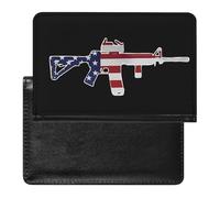 NYKVTG Passport and Vaccine Card Holder American Flag Passport Cover Documents Organizer Protector