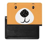 NYKVTG Passport and Vaccine Card Holder Animal Bear Passport Cover Documents Organizer Protector