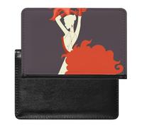 NYKVTG Passport and Vaccine Card Holder Dancing Lady Passport Cover Documents Organizer Protector