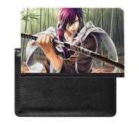 NYKVTG Passport Holder Anime Boy Passport Cover Case Waterproof Travel Wallet for Women Men
