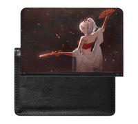 NYKVTG Passport Holder Anime Girl Passport Cover Case Waterproof Travel Wallet for Women Men