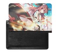 NYKVTG Passport Holder Anime Girl Passport Cover Case Waterproof Travel Wallet for Women Men