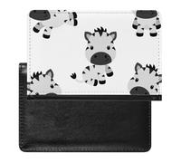 NYKVTG Passport Holder Cute Cow Passport Wallet Pu Leather Passport Cover for Women Men