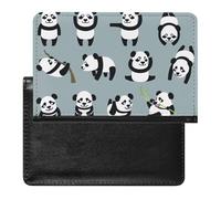 NYKVTG Passport Holder Cute Panda Passport Cover Case Waterproof Travel Wallet for Women Men