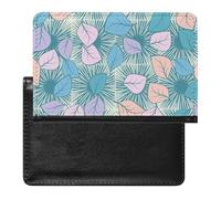 NYKVTG Passport Holder Plant Green Leaf Passport Cover Case Waterproof Travel Wallet for Women Men