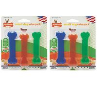 Nylabone (2 Pack) FlexiChew Small Dog Toy Dental Kit Peanut Butter Bacon Flavor