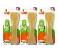 Nylabone (3 Pack) FlexiChew Chicken Flavored Bone Dog (Souper)