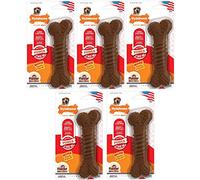Nylabone Dog Chew Toy Bone Dura Chew Plus – Durable, Cleans Teeth – Medium, Chicken Flavor