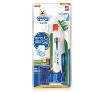 Nylabone Advanced Oral Care Natural Dog Dental Kit Peanut Flavor 2.5 oz.