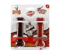 Nylabone Extreme Power Chew Basted Blast Dual Flavoured Dog Chew Toys Small/Regular - for dogs up to 11kg (2 Count)