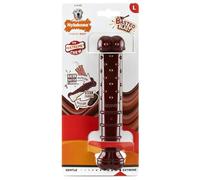 Nylabone Basted Blast Extreme Chewers Tough Nylon Dog Chew Toy Bone, Durable, Boredom Breaker, Cleans Teeth, Bacon and Steak Flavour, Large, For Dogs 0-23kg