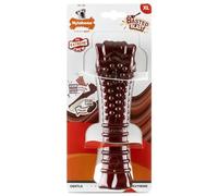 Nylabone Basted Blast Extreme Chewers Tough Nylon Dog Chew Toy Bone, Durable, Boredom Breaker, Cleans Teeth, Bacon and Steak Flavour, Extra Large, For Dogs 0-23+kg