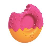 Nylabone Power Chew Donut Dog Chew Toy Cute Dog Toys for Aggressive Chewers Cheese Flavor Bacon Glazed Flavor Large/Giant (1 Count)