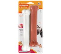 Nylabone Dura Chew Extreme Tough Dog Bones 2 Pack Bacon & Chicken Large 23 kg