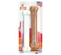 Nylabone Dura Chew Extreme Tough Dog Chew Toy Bones, Bacon & Chicken, Large